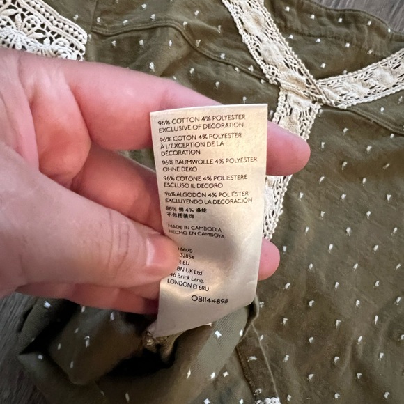 Anthropologie Maeve Venezia Textured Lace Top - Picture 7 of 7